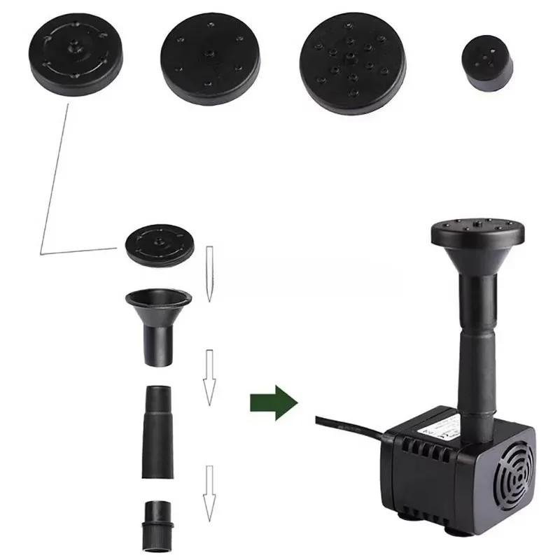 Water Pump Fountain Plants Watering Power Fountain Home