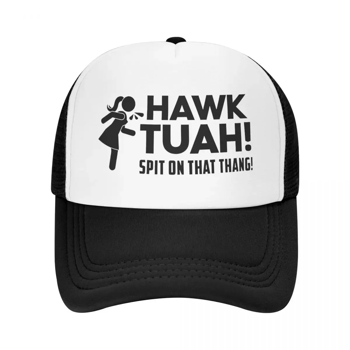 Бейсболки HAWK TUAH в сеточку для мужчин и женщин, кепки от солнца в стиле хип-хоп, регулируемые кепки для гольфа с косами и надписью Thang