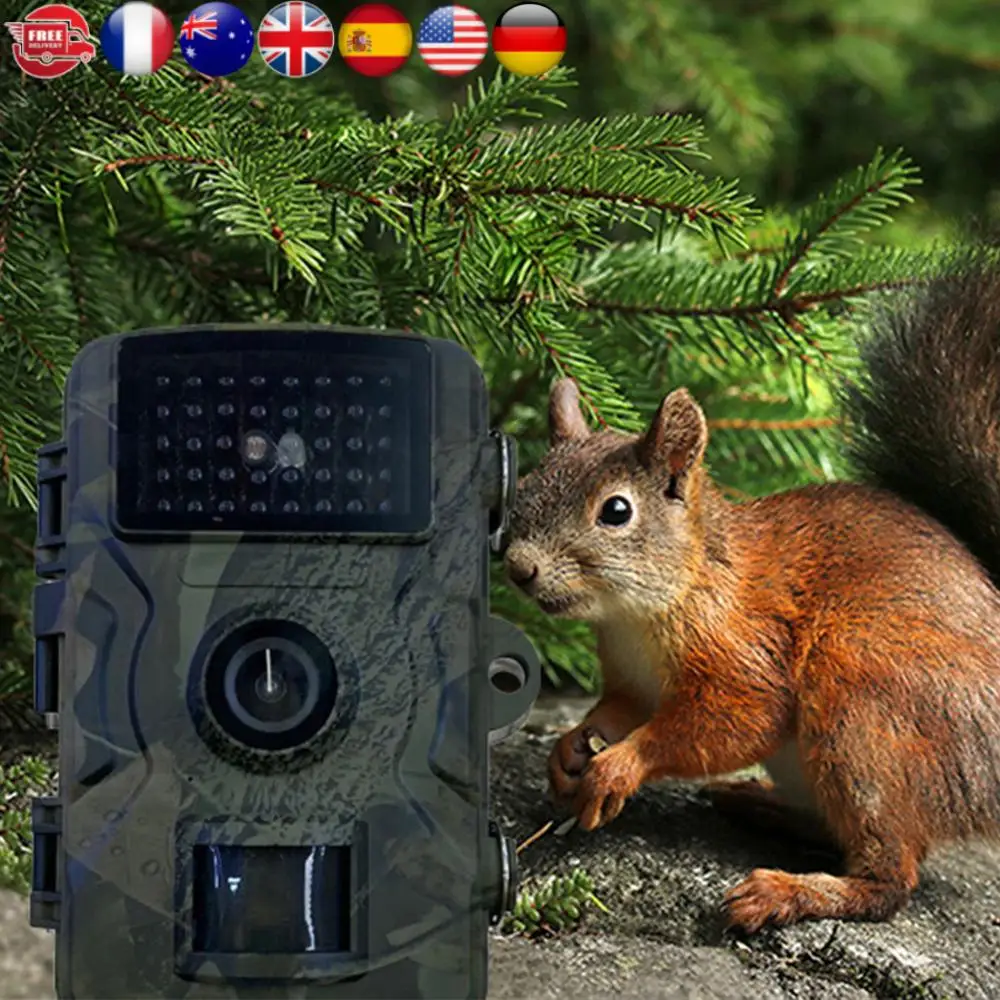 كاميرا الصيد الحركة المنشط الأشعة تحت الحمراء للرؤية الليلية كاميرا الأمن كاميرا مراقبة الحيوان في الهواء الطلق الحياة البرية صور الفخاخ