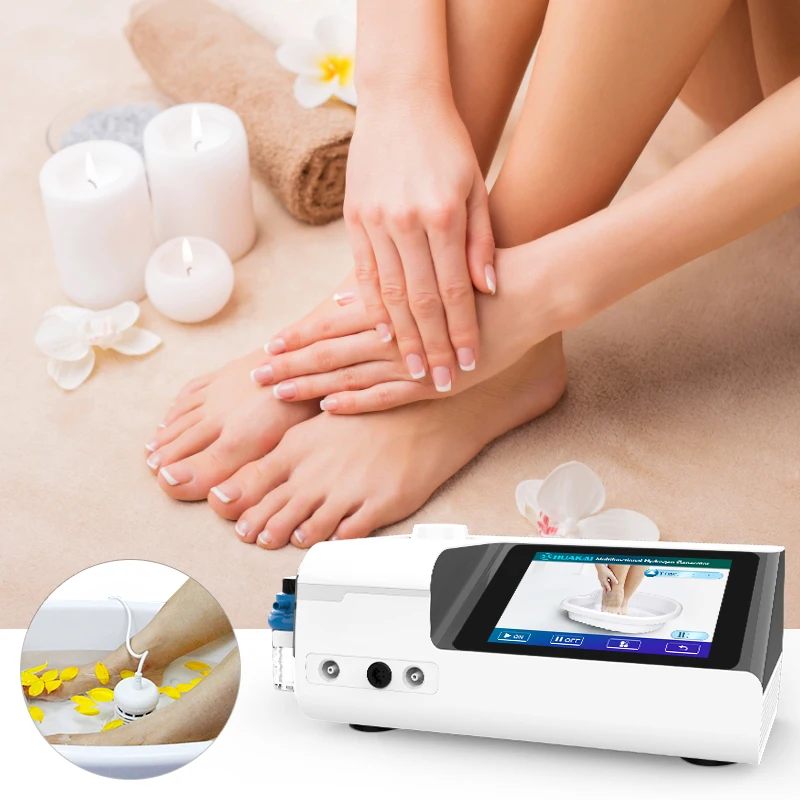 

MS4 in 1 Multi-function Hydrogen Oxygen Inhalation 300ml/Min Hydrogen Foot Spa Machine Hydrogen Water Making Disinfect
