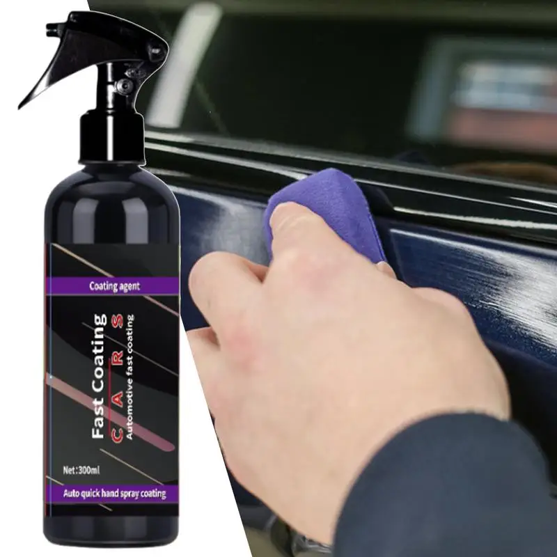 

Automobile Coating Quick Film Spray 300ml Coating Wax Liquid Spray Nano Ceramic Coating Quick Polish Wax auto cleaning agent