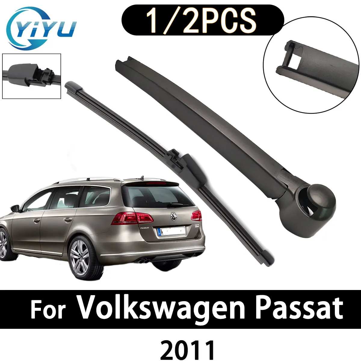 

1/2PCS Car Rear Windscreen Wiper Arm Wiper Blade for Volkswagen Passat 2011 Car Accessories Accsesories