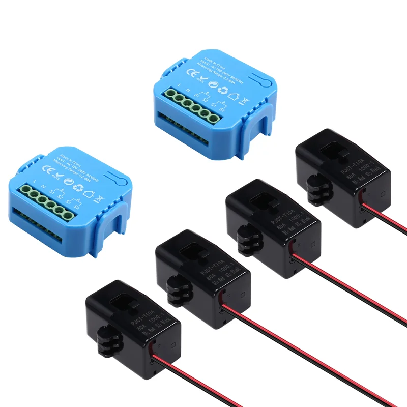 GROCE-2 Stuks Tuya Smart Energy Meter Power Productie Verbruik Bidirectionele Power Monitor Ondersteuning APP Controle