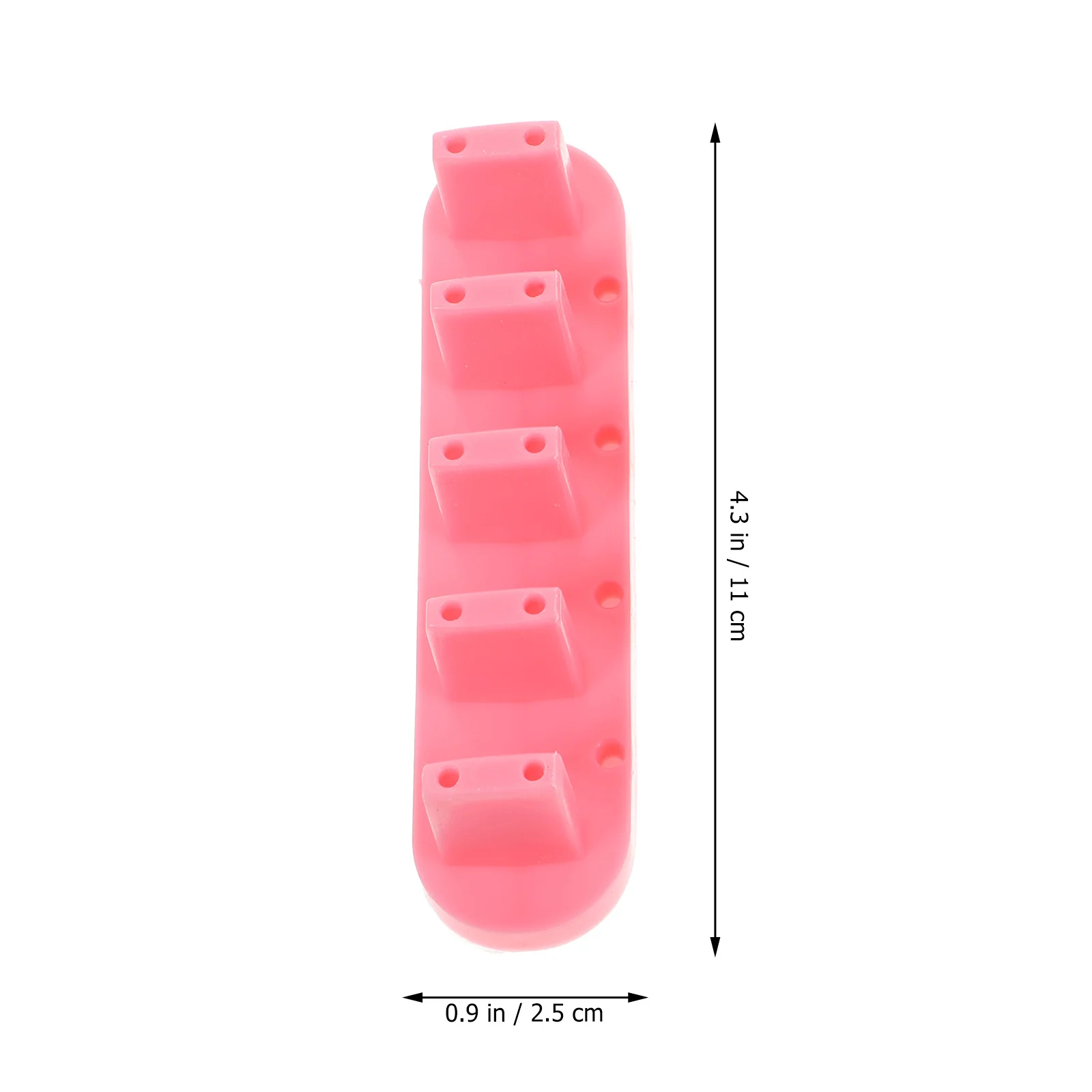 

10pcs Nail Practice Rack 3 In 1 Plastic Tip Display Stand For Nail Art Training Design Showcase Salon Home Wedding Christmas