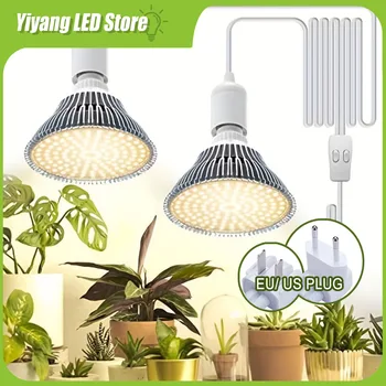 LED-Pflanzen wachsen Lampe Licht e27 85-265v Voll spektrum für Hydrokultur Anbaus ystem Gewächshaus Indoor Blumen sämling Zubehör