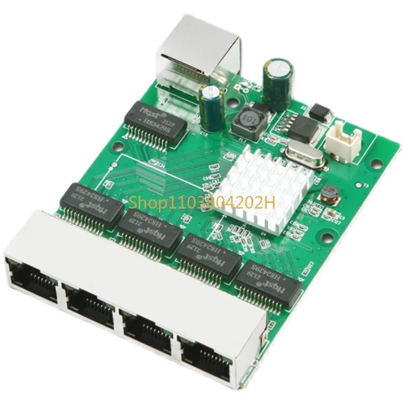 

5-port full gigabit switch module 4-port standard poe power supply monitoring dedicated built-in development board customization