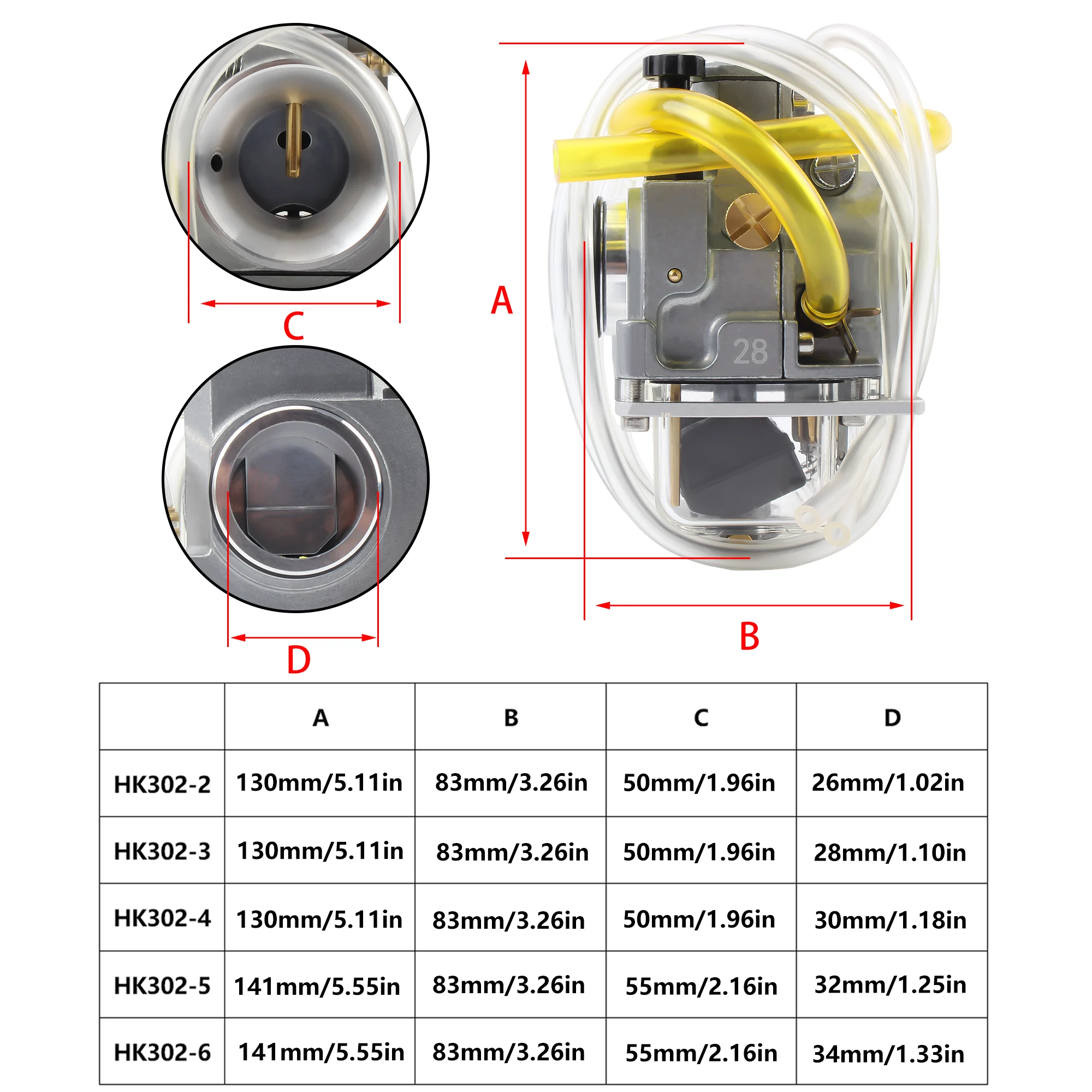 For Yamaha YZ250 YZ400 YZ450 Lectron Billetron Mini PWK 24 26 28 30 32 34mm Motorcycle Carburetor Power