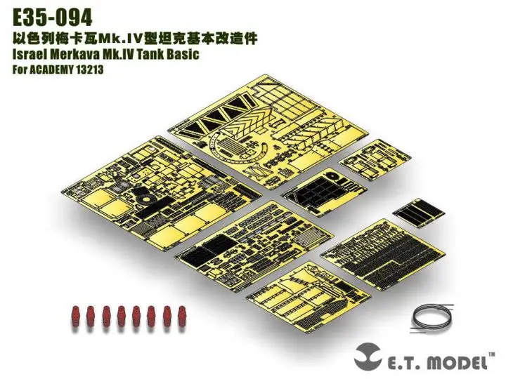 

ET Model 1/35 E35-094 Israel Merkava Mk.IV Tank Basic part E35094