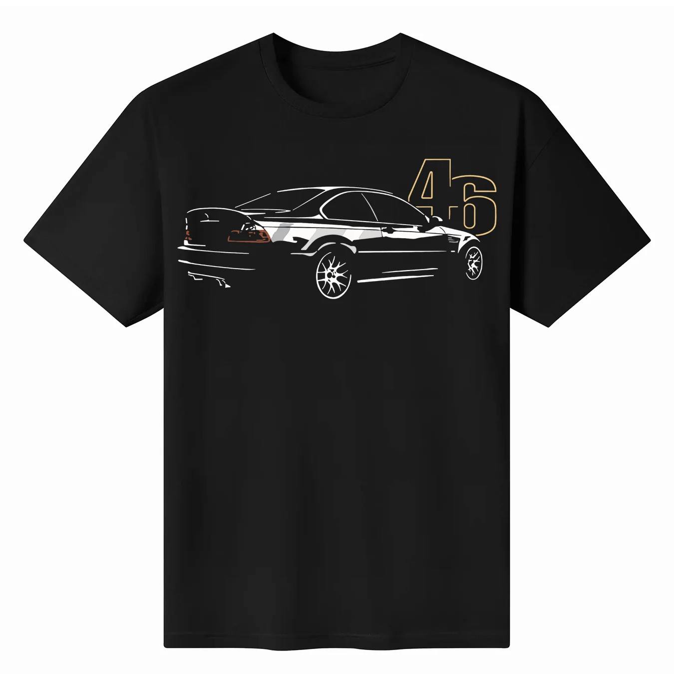 

Classic German M3 E46 CSL Coupe Gift T-Shirt 100% Cotton O-Neck Summer Short Sleeve Casual Mens T-shirt Size S-3XL