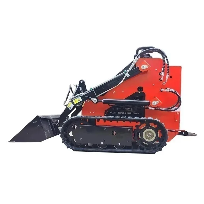 Multifunctional Skid Steer Loader Matched with Sweeper Bucket Auger for Digging Sweeping and Snow Removal Tasks