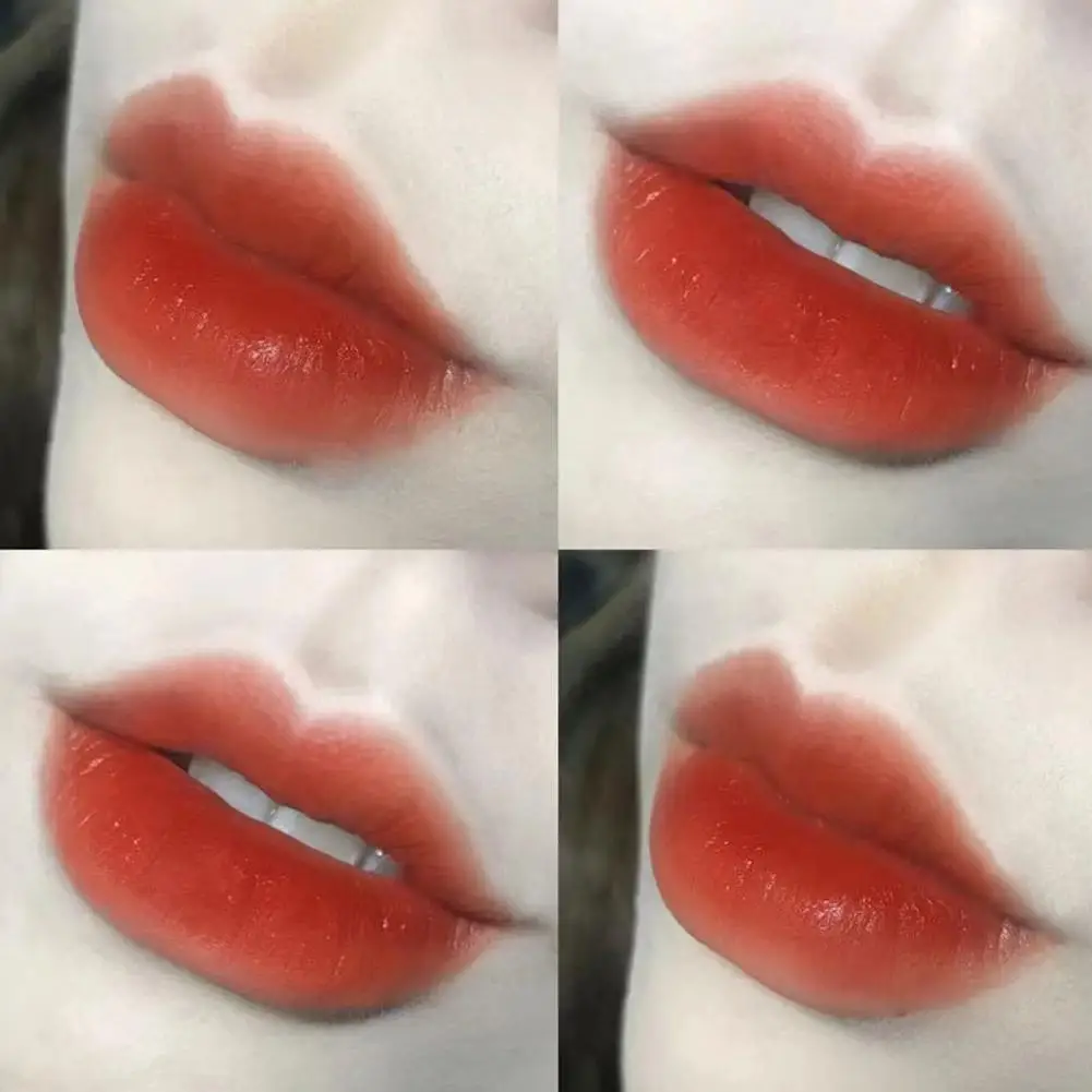 Brillo de labios mate de terciopelo resistente al agua, maquillaje coreano para mujeres y niñas, bálsamo labial de pequeña emoción, lápiz labial suave de larga duración, varios colores