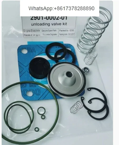 

2901000201(2901-0002-01) Unloader Valve Kit Replacement Aftermarket Parts for ATLAS COPCO GA15/GA18/GA22 Screw Air Compressor