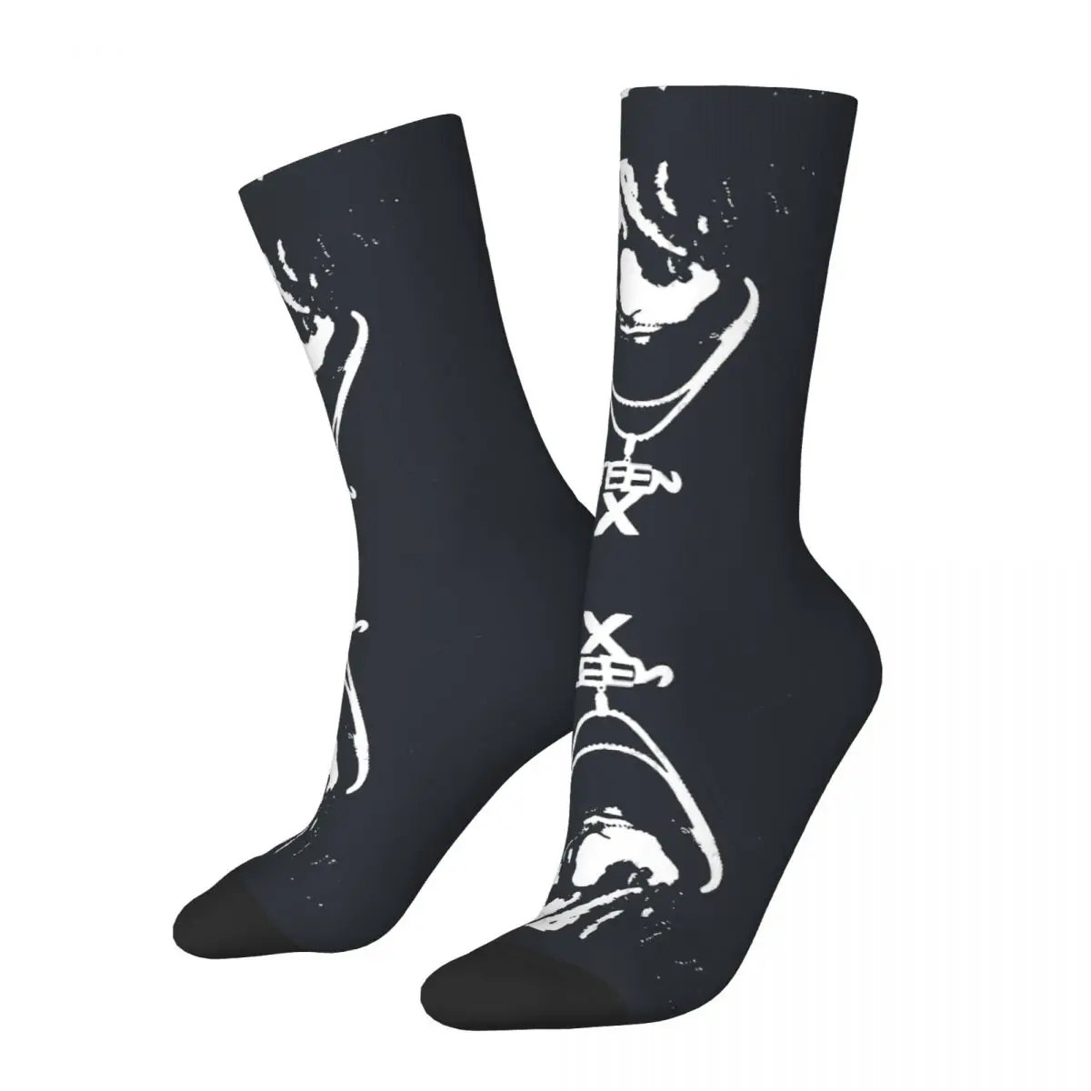 Hip Hop Retro Men's compression Socks Unisex playboi carti Pattern Printed Happy Crew Sock Gift official-website tops fugees