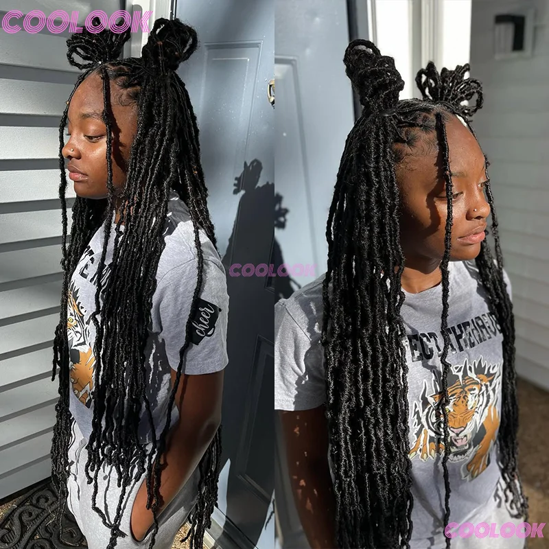 

40 "синтетические коробочные плетеные парики для чернокожих женщин, полный парик спереди, коса, африканские волосы, искусственные локоны, плетеные парики с волосами ребенка