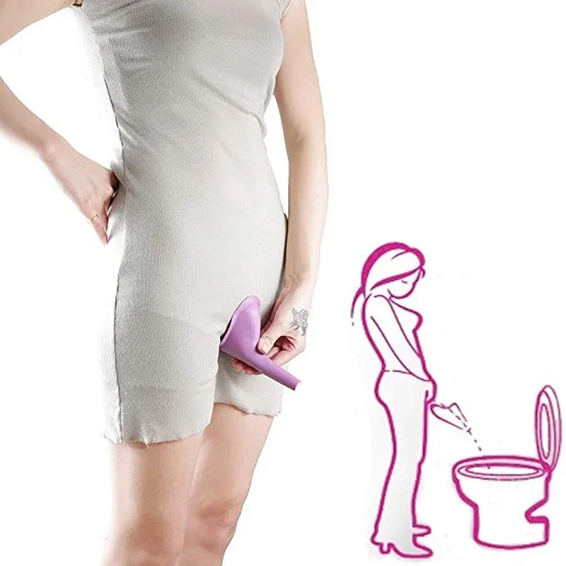 

NEW Stand-up Peeing Tools for Women Reusable Outdoor Portable Emergency Urinal Mini Toilet for Long Car Travel Traffic Jam