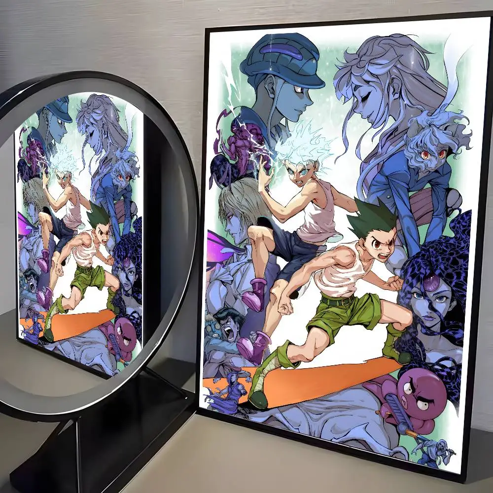 1 Stück Hochwertiges Japan Anime Hunter X Hunter Poster HD Leinwanddruck Ästhetisches Kunstdruckpapier Wandkunst für Wohnzimmer Heimdekoration – Detail 8