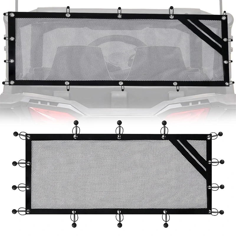 

UTV Rear Window Net Soft Mesh Screen Cover Breathable Window Guard For 2020-2023 Polari RZR PRO XP 4 2022 Pro RTurbo R