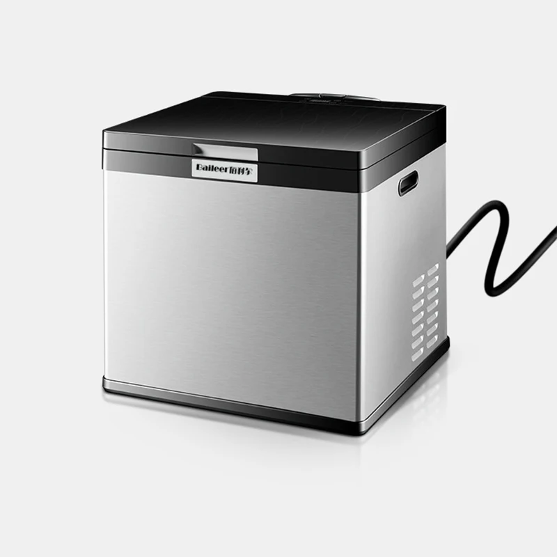 ثلاجة سيارة 18L تيار مستمر ضاغط التبريد 12 فولت/24 فولت تجميد وتبريد سيارة المنزل المزدوج الاستخدام ثلاجة صغيرة 40 واط