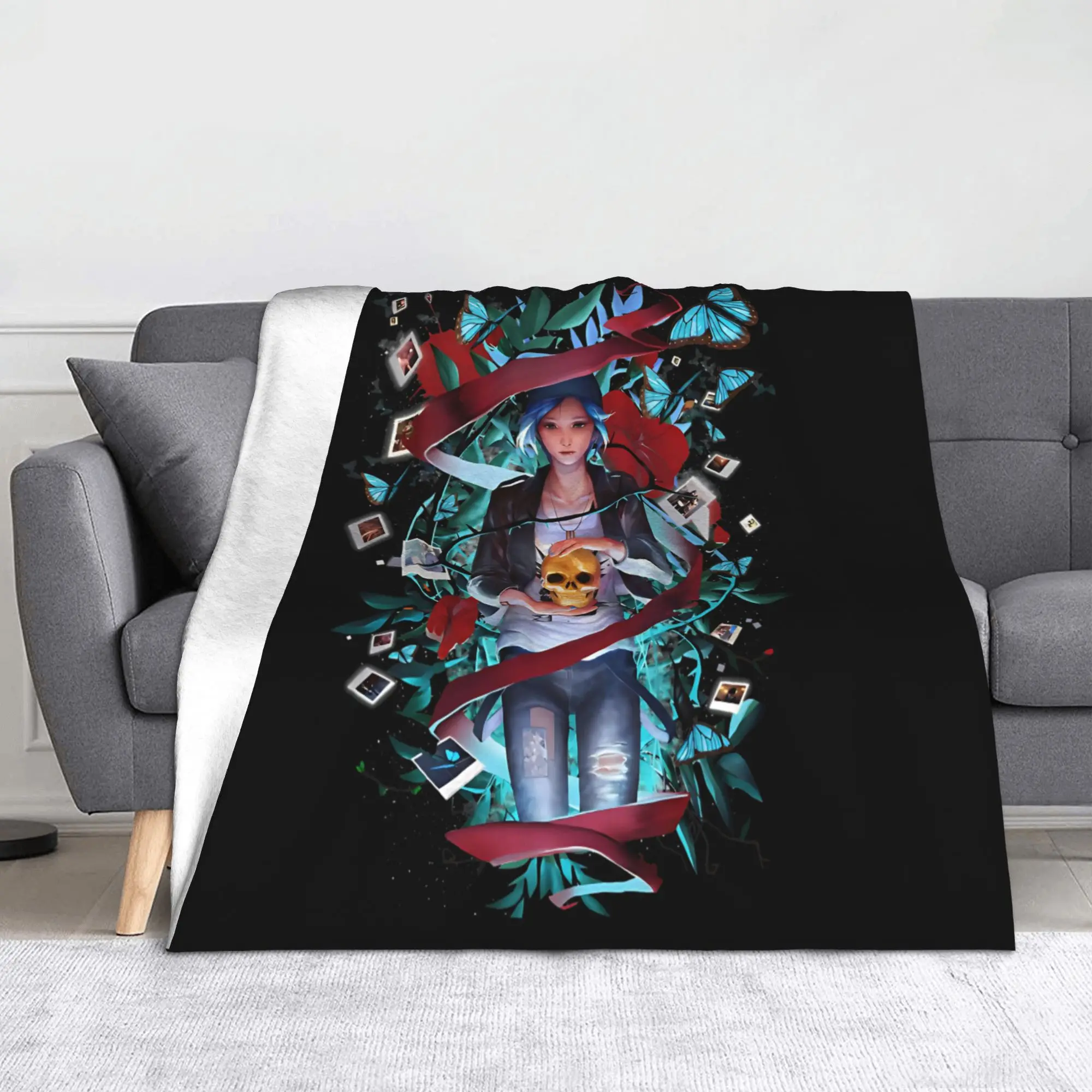 

Игровые одеяла Life is Strange, флисовое мягкое одеяло для спальни, дивана-кровати, коврика