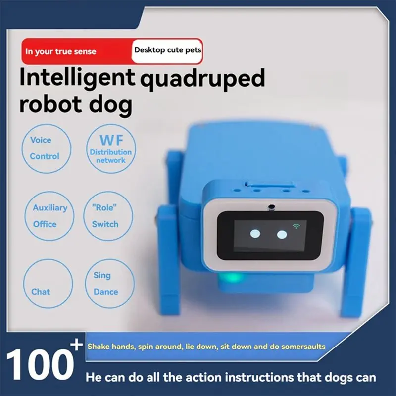 MACH-ESP32-C3 سيرفو AI الدردشة الصوتية روبوت ESP32-Hi لوحة تطوير الكلاب الميكانيكية Deepseek Xiaozhi دعم