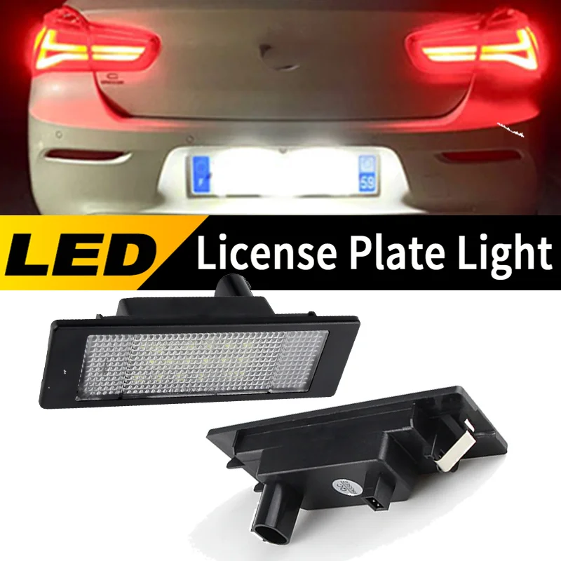 

LED Number License Plate Lights FOR BMW 1 6 Series E81 E87 F20 F21 E63 E64 F06 F12 F13 Z4 E85 E86 Coupe Hatchback 63267193294