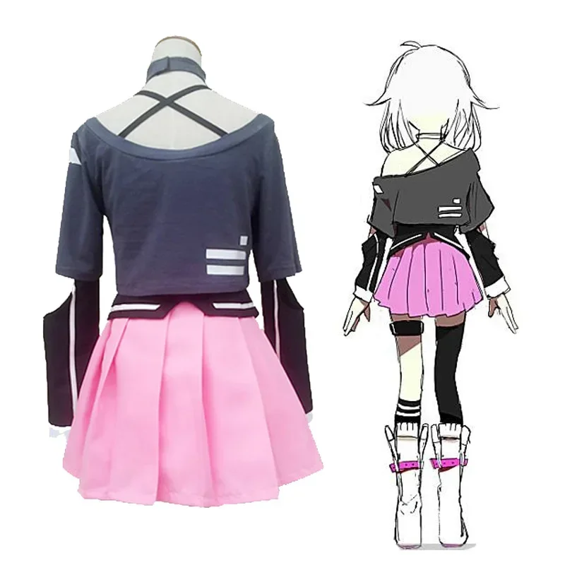 Vocaloid3 IA Cosplay Costume IA Aria on the Planetes Stage Costumes Virtual Singer Little Angel Top Skirt Suit Carnival Party