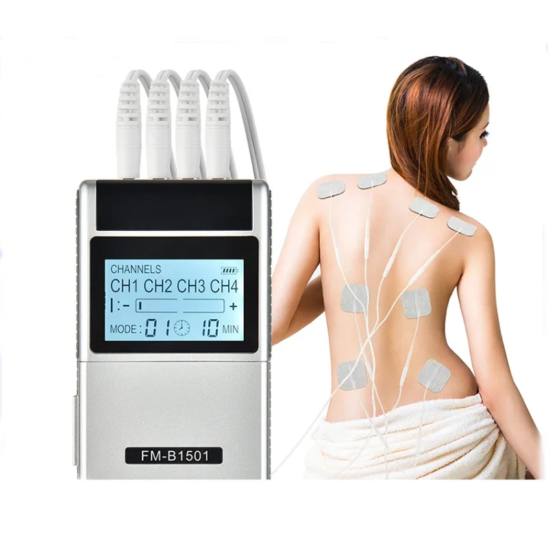 TENS MACHINE DIGITAL THERAPY FULL BODY MASSAGER15 MODE PAIN RELIEF ACUPUNCTURE BACK