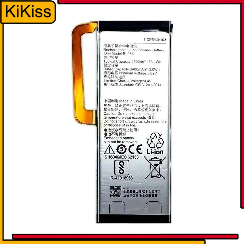 

High-Capacity BL268 3500Mah For Lenovo Zuk Z2 Z2131 Mobile Phone Battery
