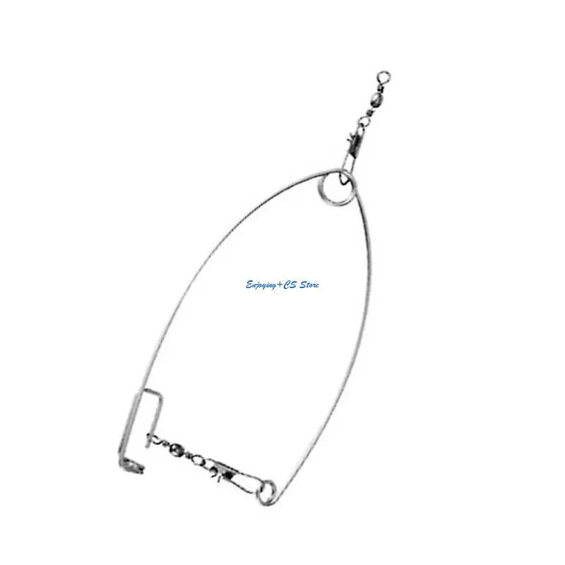 

Y51D Automatic Fish Hook Device Stainless Steel Spring Loaded Ice Fishing Hook