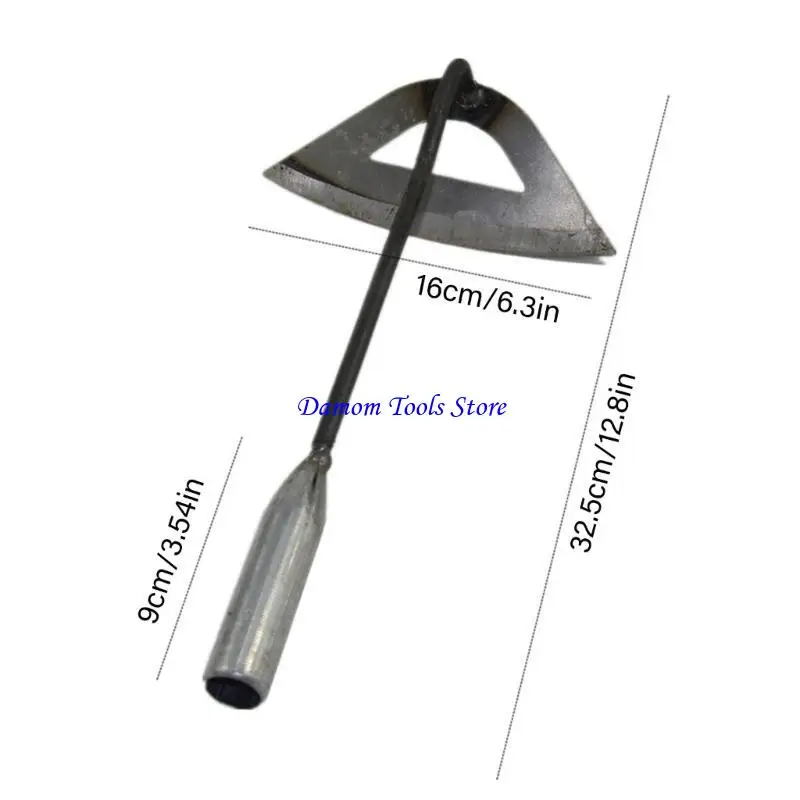 57be l Harden Hollow Hoe Handheld Weeding Rakes Plantando Vegetales Farm Garden