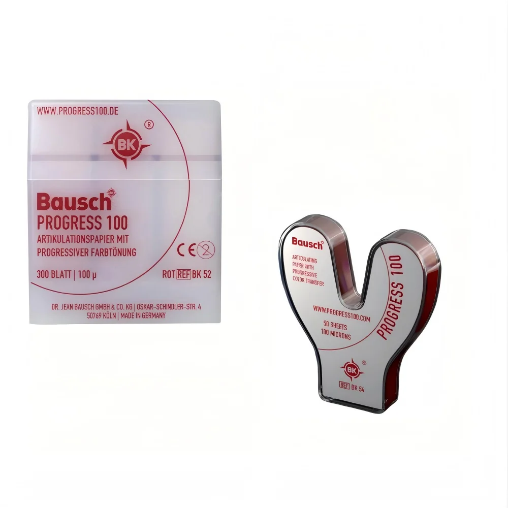 Bausch Articulating Paper–Gradient Occlusion Indicator for Highly Polished Metal Dental Occlusal Paper 100µm Reinforced Fiber