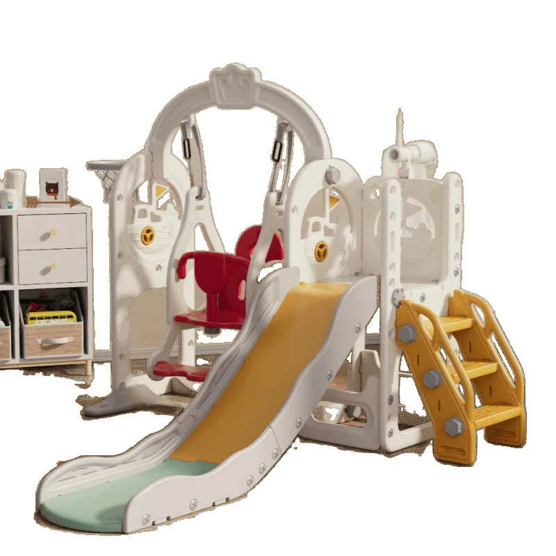 

Slide Children's Indoor Household Multifunctional Slide Swing Combination Small Amusement Park Baby Toys Thickened