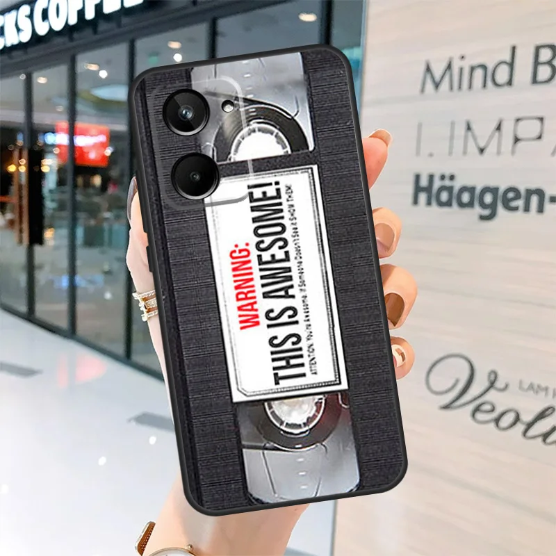 حافظة بتصميم شريط كاسيت فني لهاتف Realme 15 Pro 14 13 11 12 Pro Plus GT7 GT6 C55 C51 C53 C35 C33 C61 C65 C67 C71 C75 #5