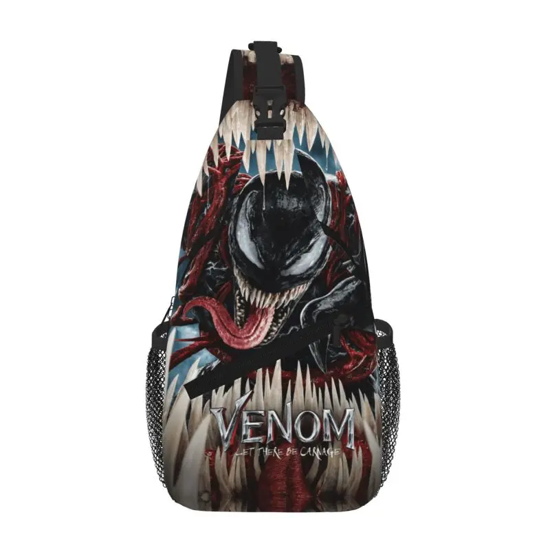 

Hot Movie Venom Sling Crossbody Chest Bag Men Fashion Shoulder Backpack for Traveling