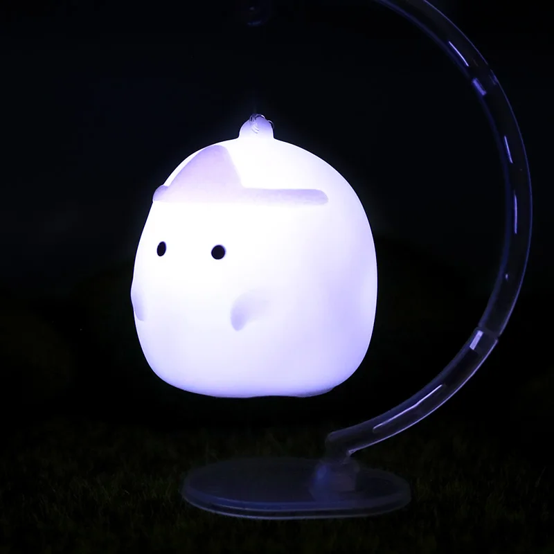 Gashapon Egg Ghost Elf Lamp Gachapon Capsule Toy Mini Nightlight Action Figure Accessories Collectible Ornaments Children Gifts