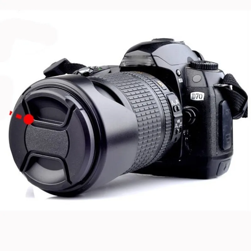 Camera Cap Lens Cap Lens Cover Protector Universal For Canon Nikon Sony Olypums Fuji Samsung 49 52 55 58 62 67mm 72mm 77mm 82mm