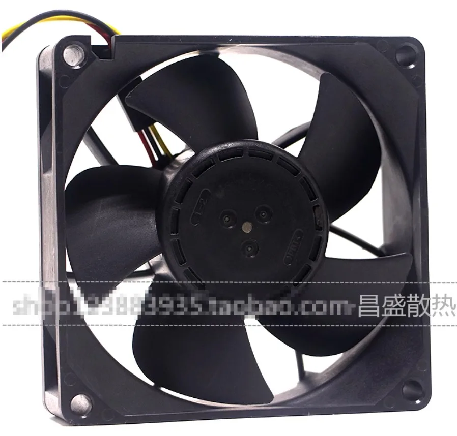 NMB 08025DE-24P-BL DC 24V 0.35A 80x80x25mm 3-Wire Server Cooling Fan