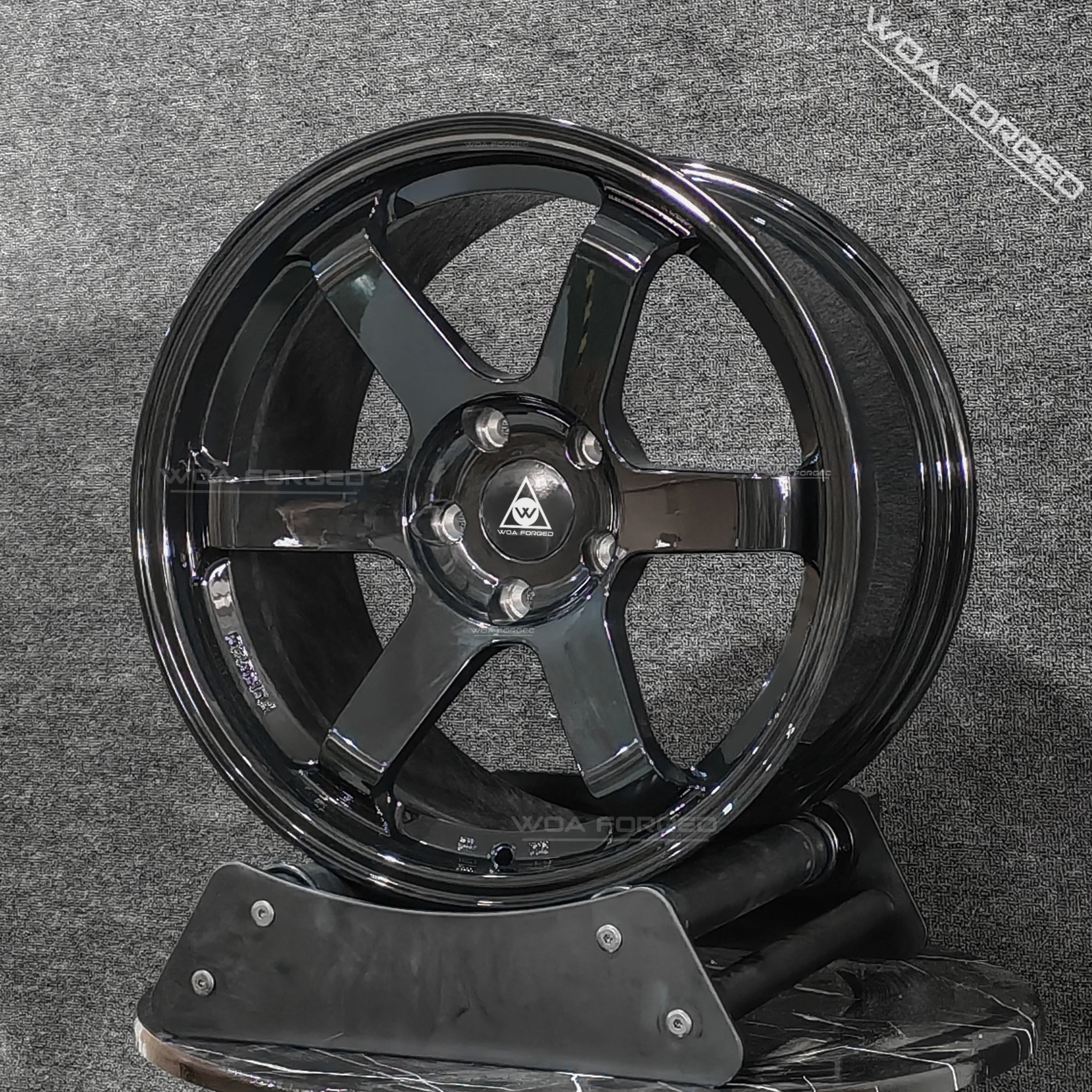 

High Quality Customized CHROME Aluminum 98mm PCD Passenger Car Wheels Lightweight TE37 TC4 GT Forged Sport Spokes 40mm 25mm 30mm