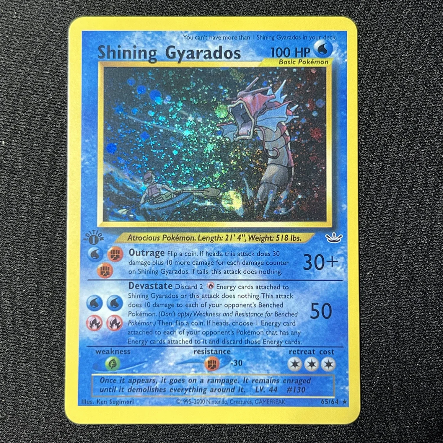 PKM 포일 카드, Lugia Espeon Ho-oh Mewtwo Shining Gyarados Celebi Raichu 1996 1st Edition 게임 컬렉션 PTCG 프록시 카드