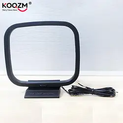 Mini Universal FM/AM Loop Antenna For Sony Sharp Chaine Stereo AV Receiver Systems Connector Receiver