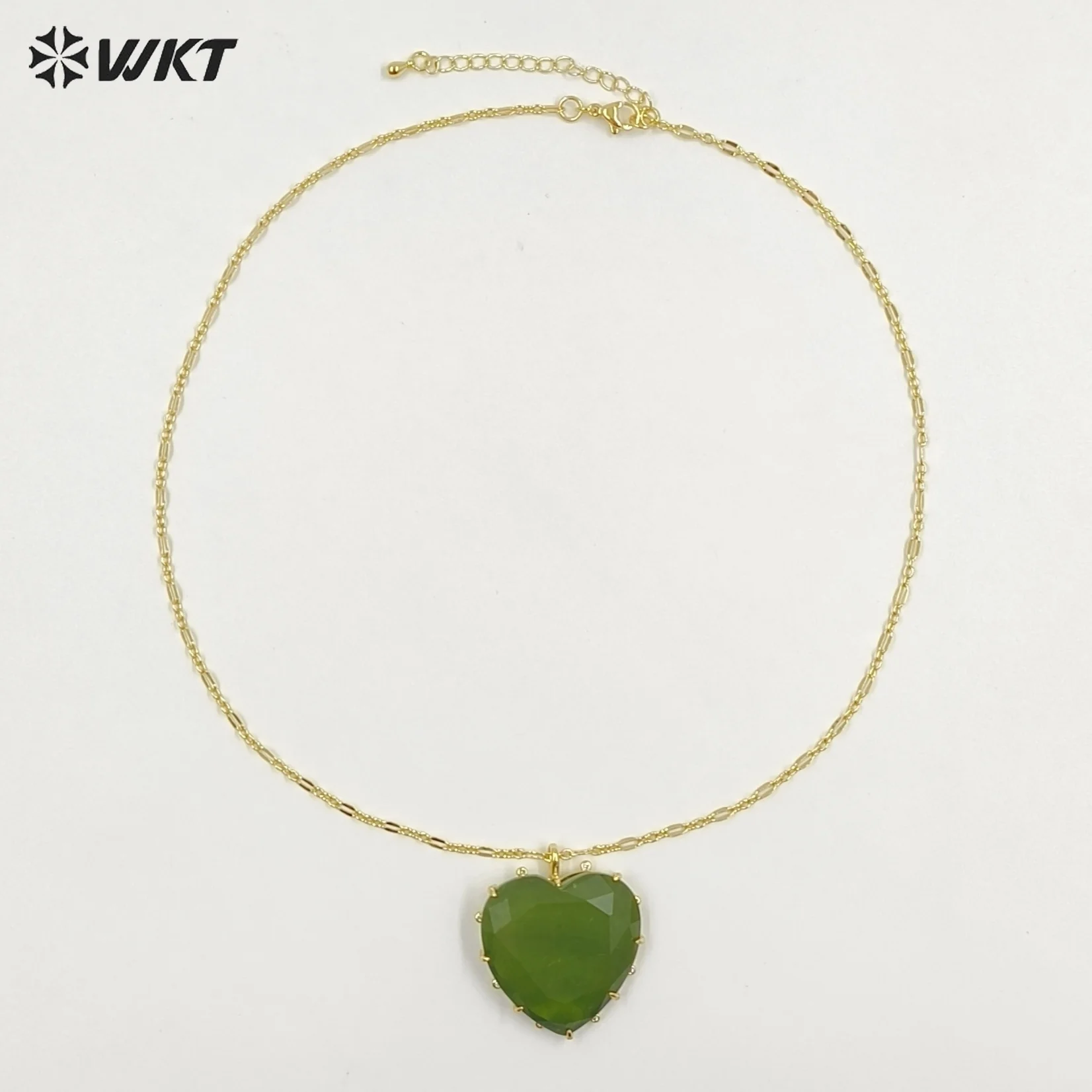 WT-N1525 Wholesale 18inch Versatile Colored Stone Necklace For Women Daily Jewelry Decoration