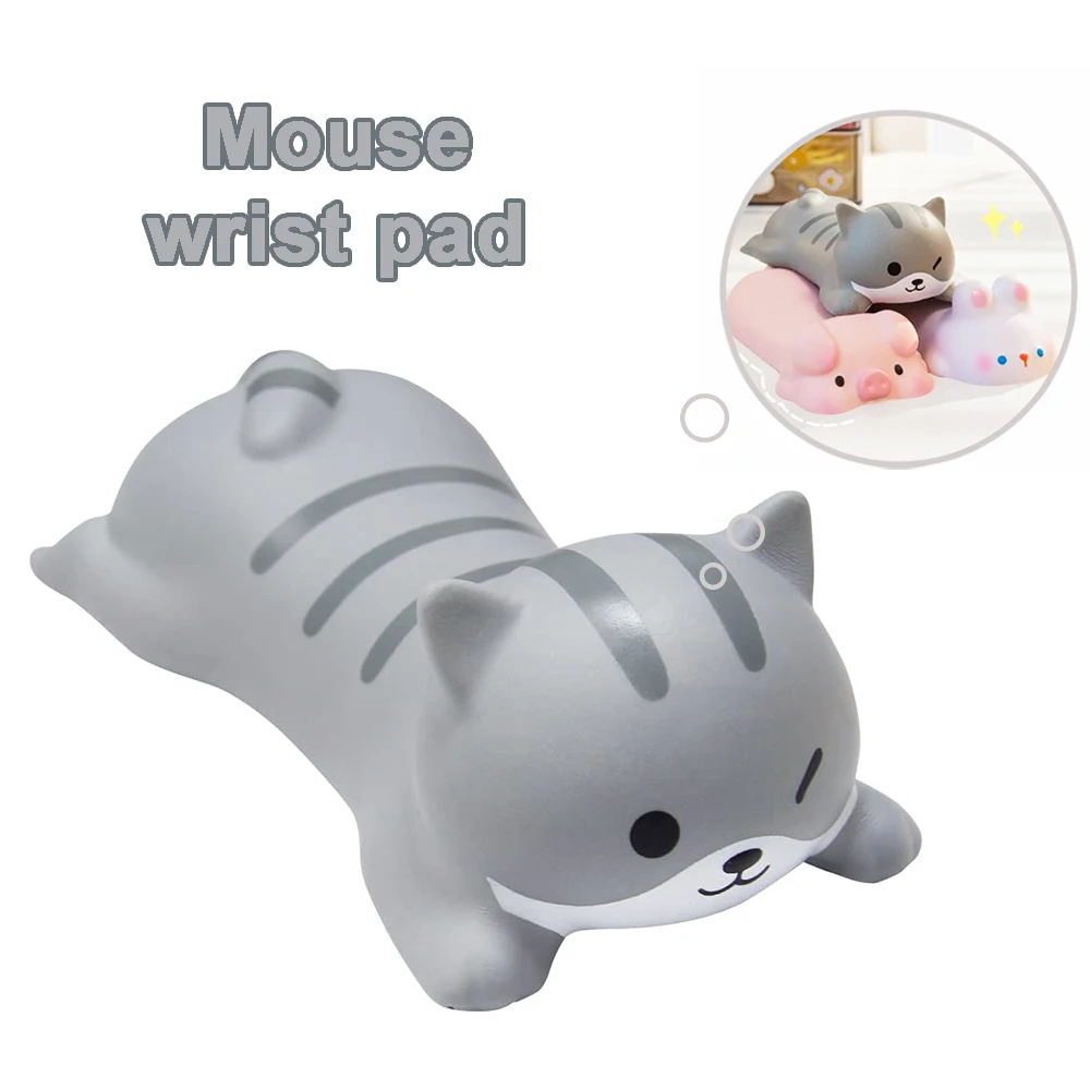 Cute Cartoon Animal Mouse Pad Non-slip Streamline Ergonomic Wrist Rest Kawaii Memory Cotton Mouse pad For PC Laptop Computer