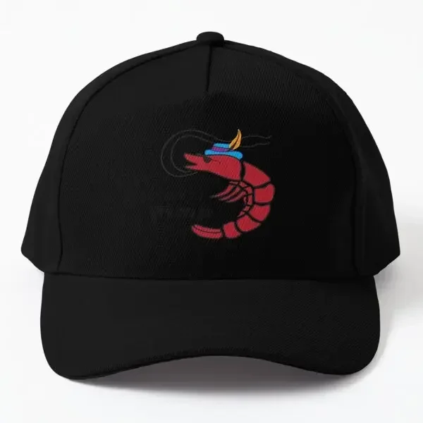 

The Shrimp Baseball Cap Hat Snapback Hip Hop Czapka Summer Sport Solid Color Outdoor Printed Boys Black Bonnet Mens Women Sun