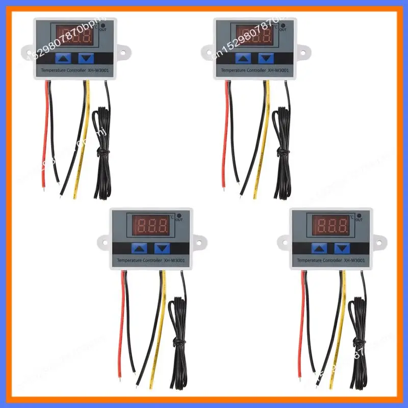 

BAAE 4 шт. XH-W3001 цифровой модуль контроллера температуры термостат переключатель водонепроницаемый зонд электронный термостат 12 В 10 А 120 Вт