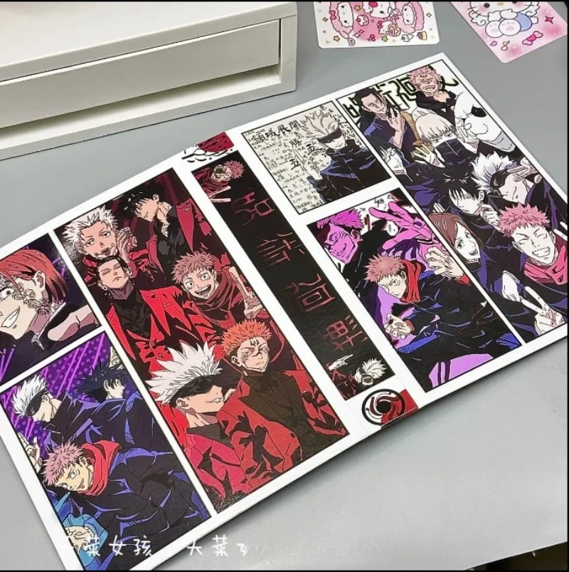 Jujutsu Kaisen Satoru Gojo Getou Suguru Card Book Anime Peripheral Cute Cartoon Collection Card Kawaii Send Good Gift To Friends