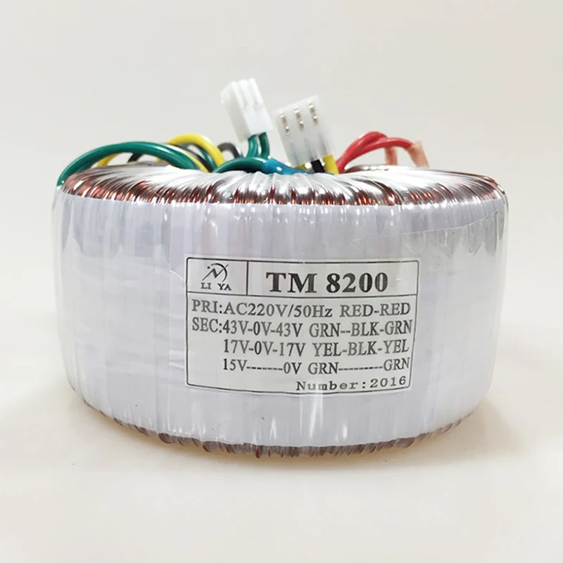 400W toroidal transformer 220V to dual 43V dual 17V15V power amplifier transformer audio amplifier power supply can be customize