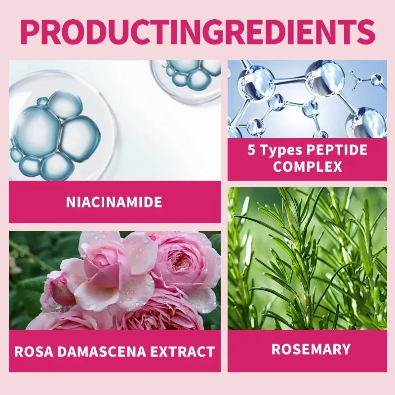 100 مل الببتيد الوردي PDRN منشط المياه ترطيب تونر الوجه ترطيب جوهر