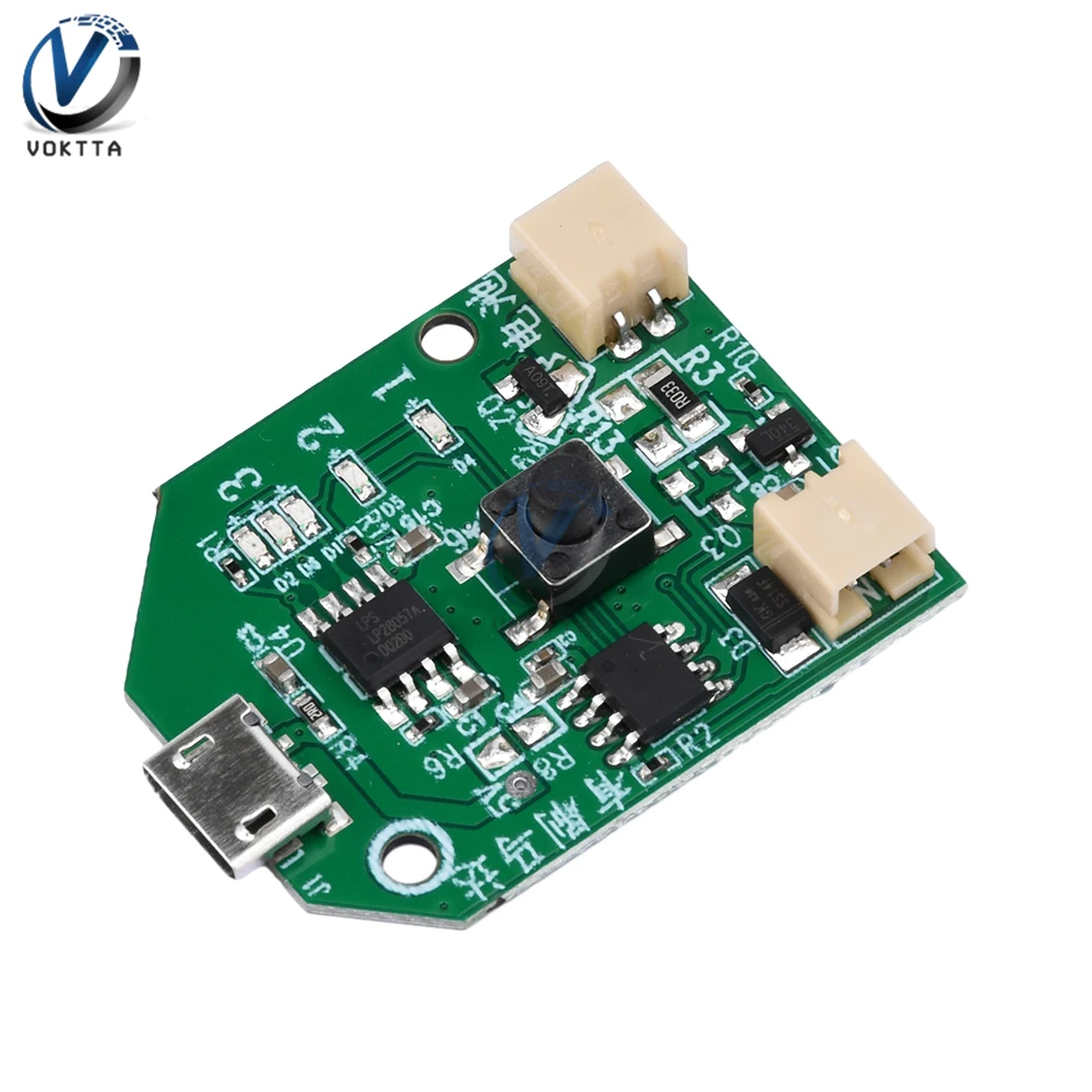 3.7V Fan Motor Speed Controller Board USB Rechargeable Small Fan Circuit Control Board Electrical Equipment Governor Module