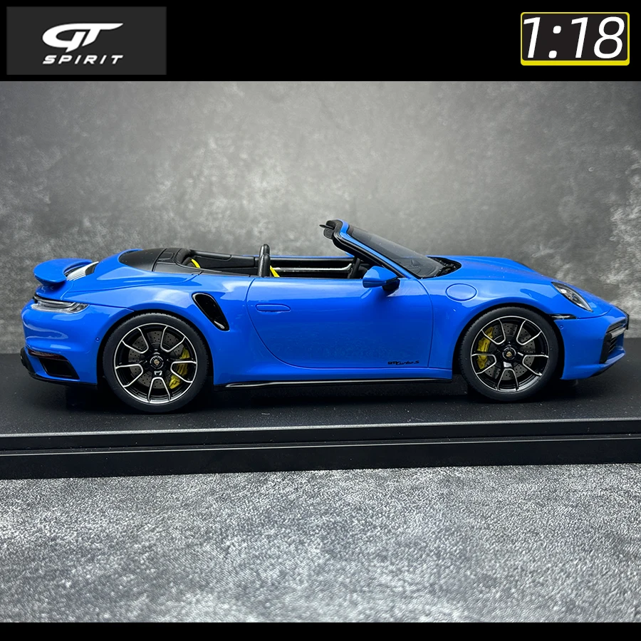 GT Spirit 1:18 scale New PORSCHE 911 (992) TURBO S car model Sports car static display pieces Holiday gift collection for friend