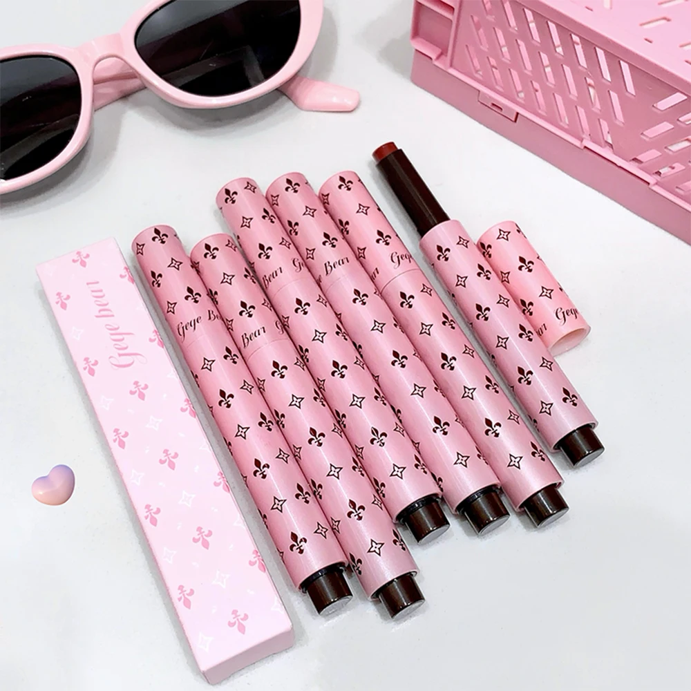 Gege Bear Solid Lip Gloss Moisturizing Water Light Mirror Colored Lip Balm Long-lasting Lipstick